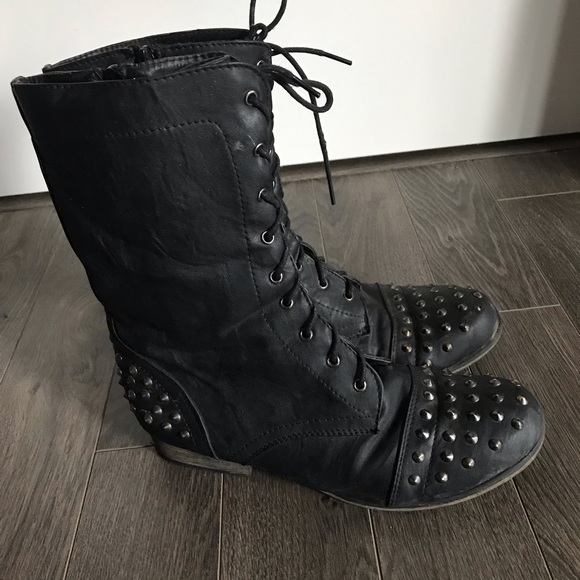 Club Couture Studded Boots - Picture 3 of 9